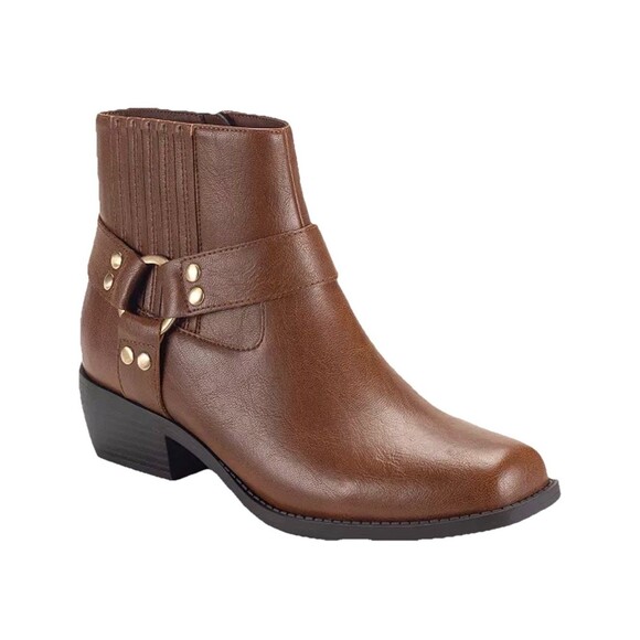 Sun + Stone Shoes - Sun + Stone Women's Brown Harness Westinn Booties Shoes Size 7M NWOB